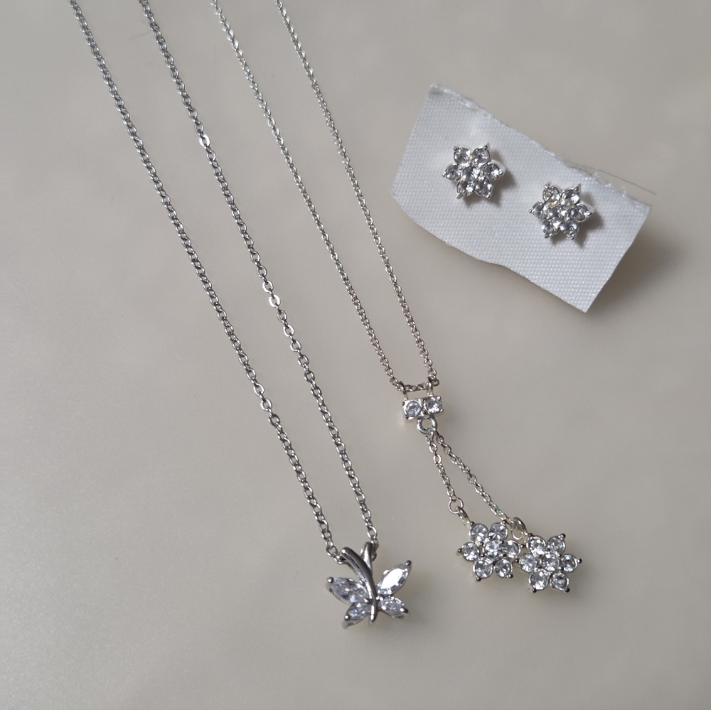 Delicate Crystal Necklaces